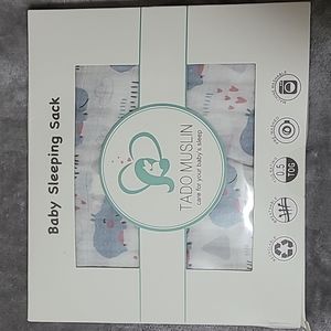 Tado Muslin Baby Sleeping Sack 6-12 Months Animal Print